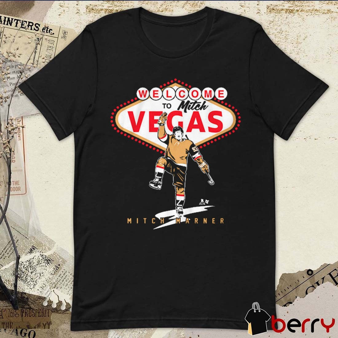 Mitchell Marner Welcome to Mitch Vegas Vegas Golden Knights Hockey Graphic t-shirt