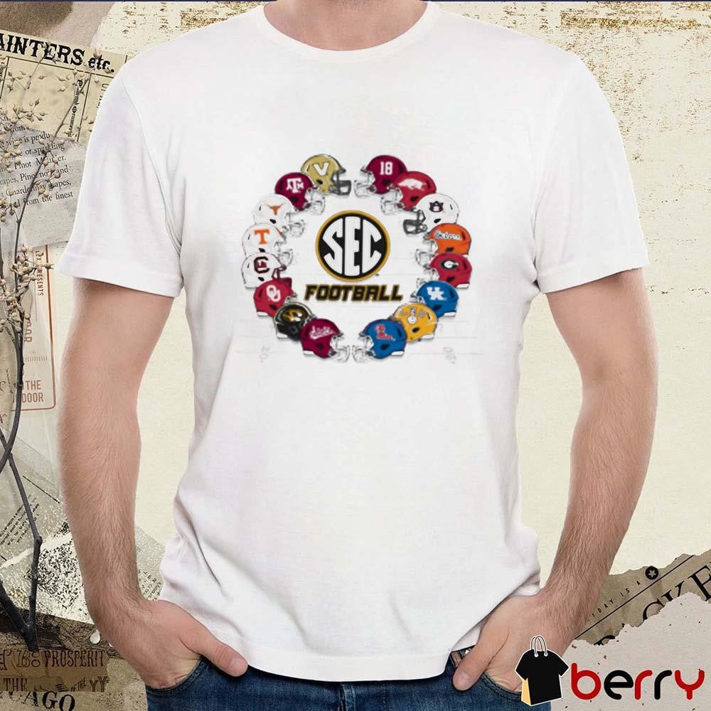 Mizzou Tigers Champion All SEC Teams Football Helmets 2024 t-shirt