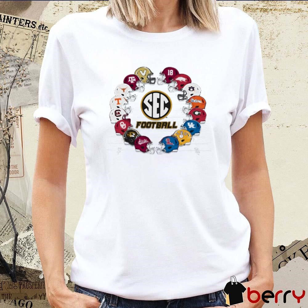 Mizzou Tigers Champion All SEC Teams Football Helmets 2024 t-shirt