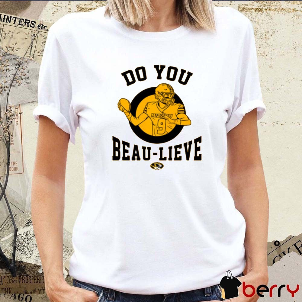 Mizzou Tigers Football NIL Beau Pribula Do You Beau-Lieve t-shirt