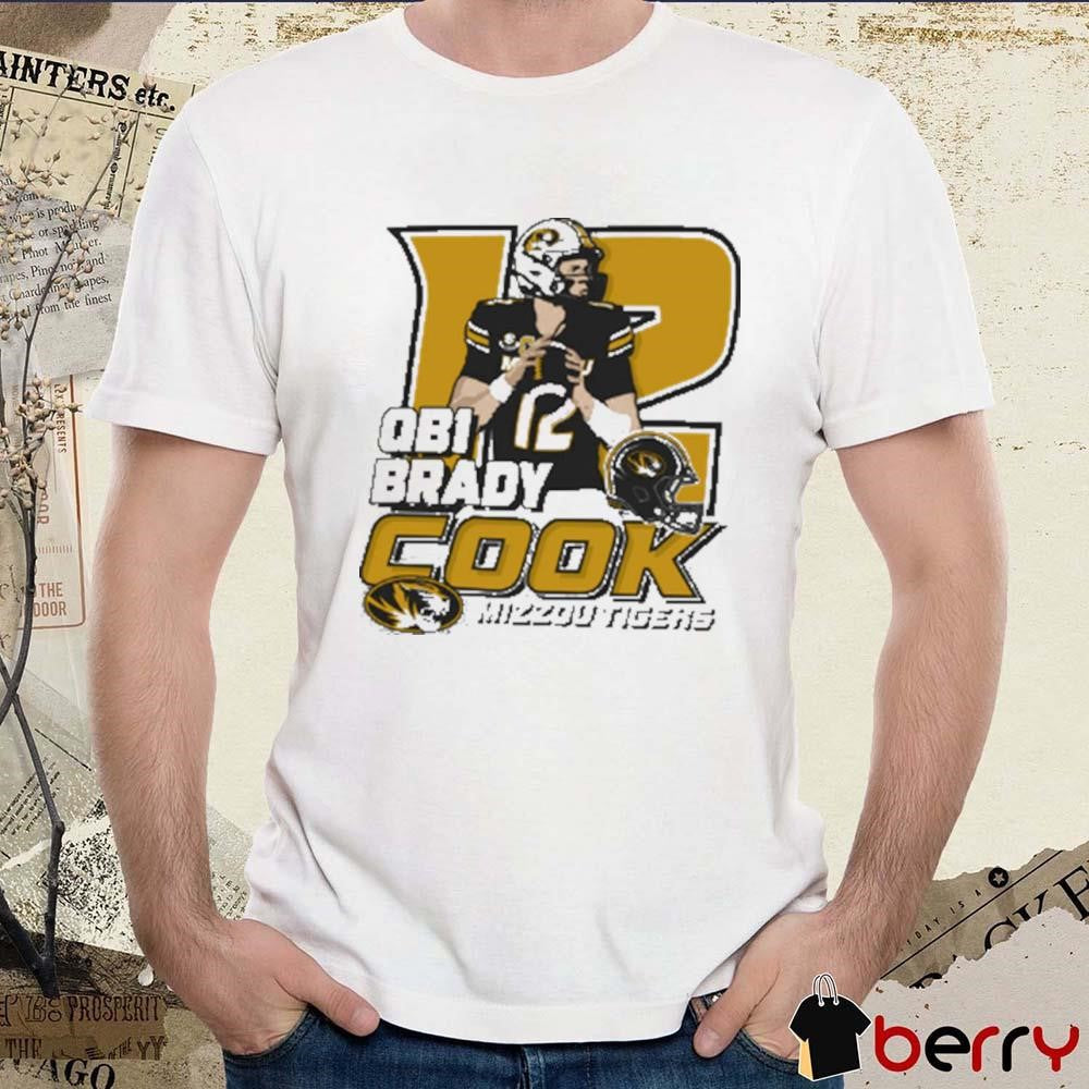 Mizzou Tigers NIL 2024 Football Brady Cook NCAA QB1 t-shirt
