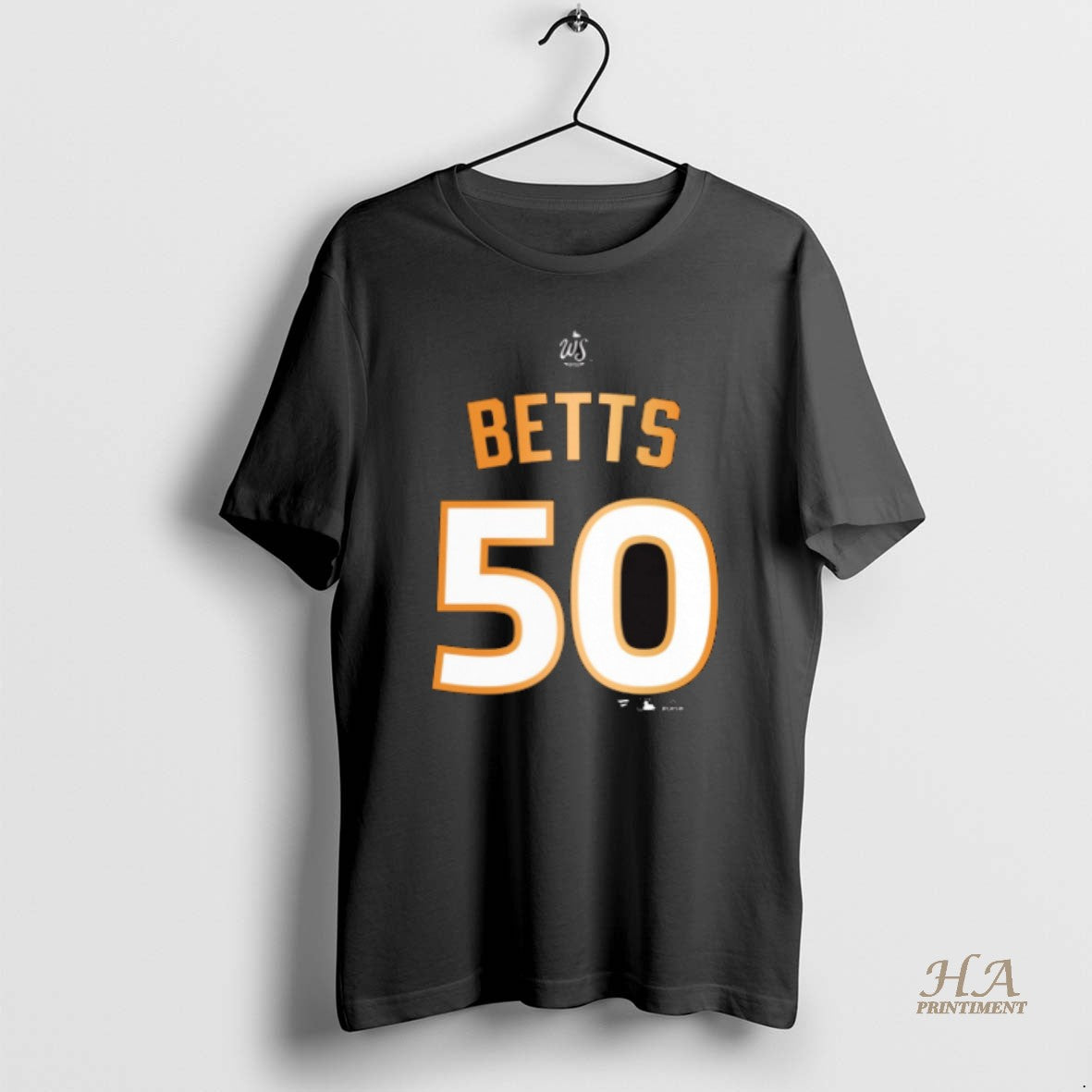 Official Mookie Betts Los Angeles Dodgers 2025 Mlb World Series Champions Number 50