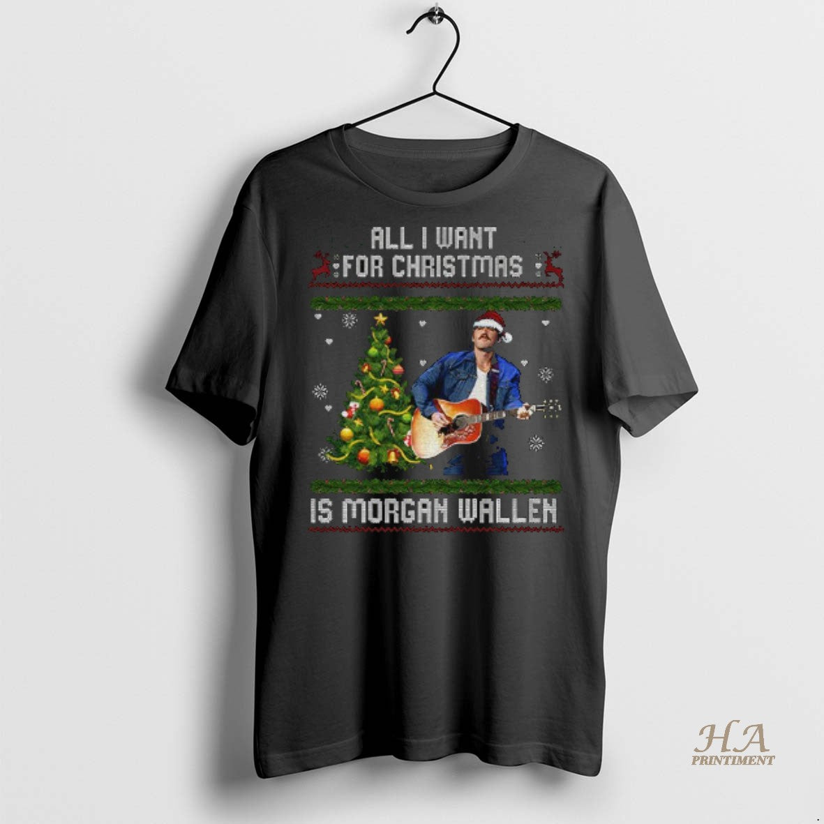 Official Morgan Wallen All I Want For Christmas Is Morgan Wallen Merry Christmas Shirt