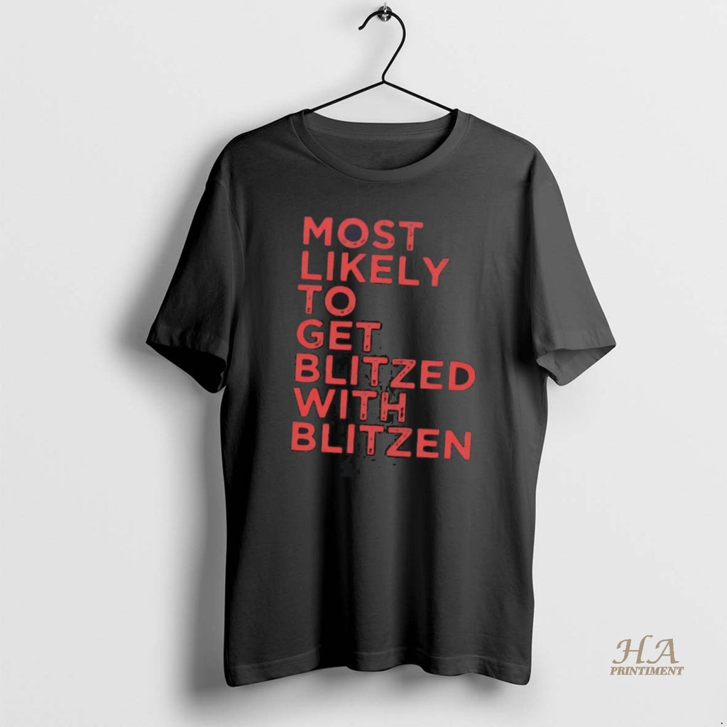 Official Most Likely To Get Blitzed With Blitzen Christmas