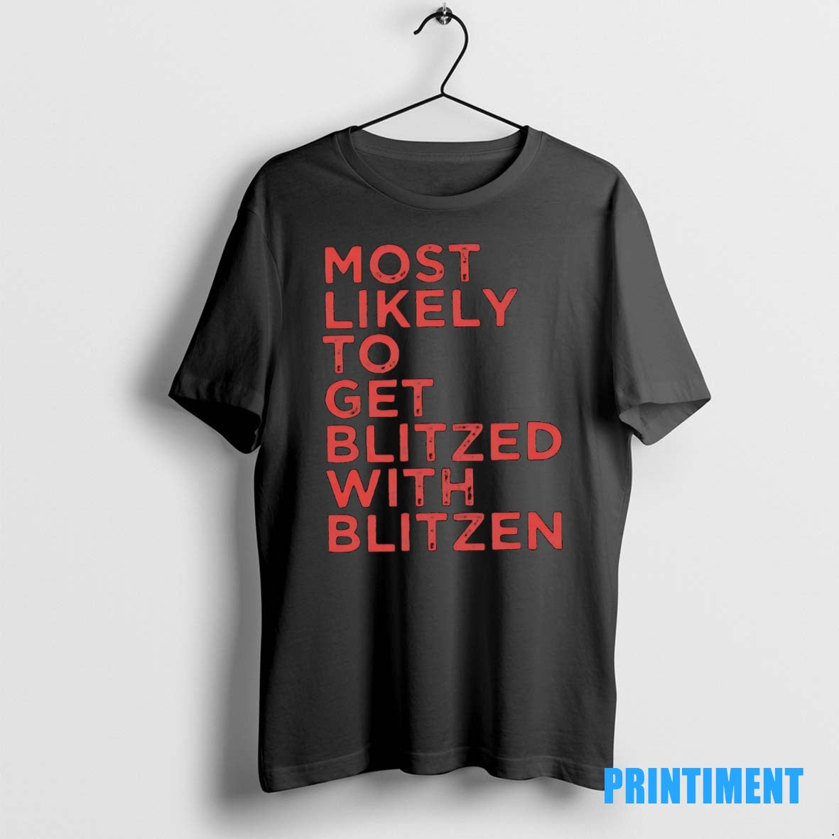 Official Most Likely To Get Blitzed With Blitzen Christmas Tee Sweater