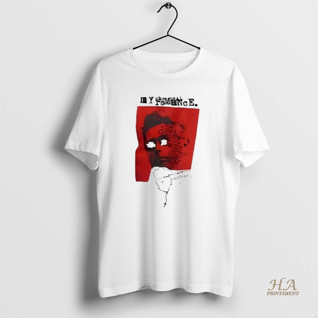 Official My Chemical Romance Red Face Art Punk Rock Band