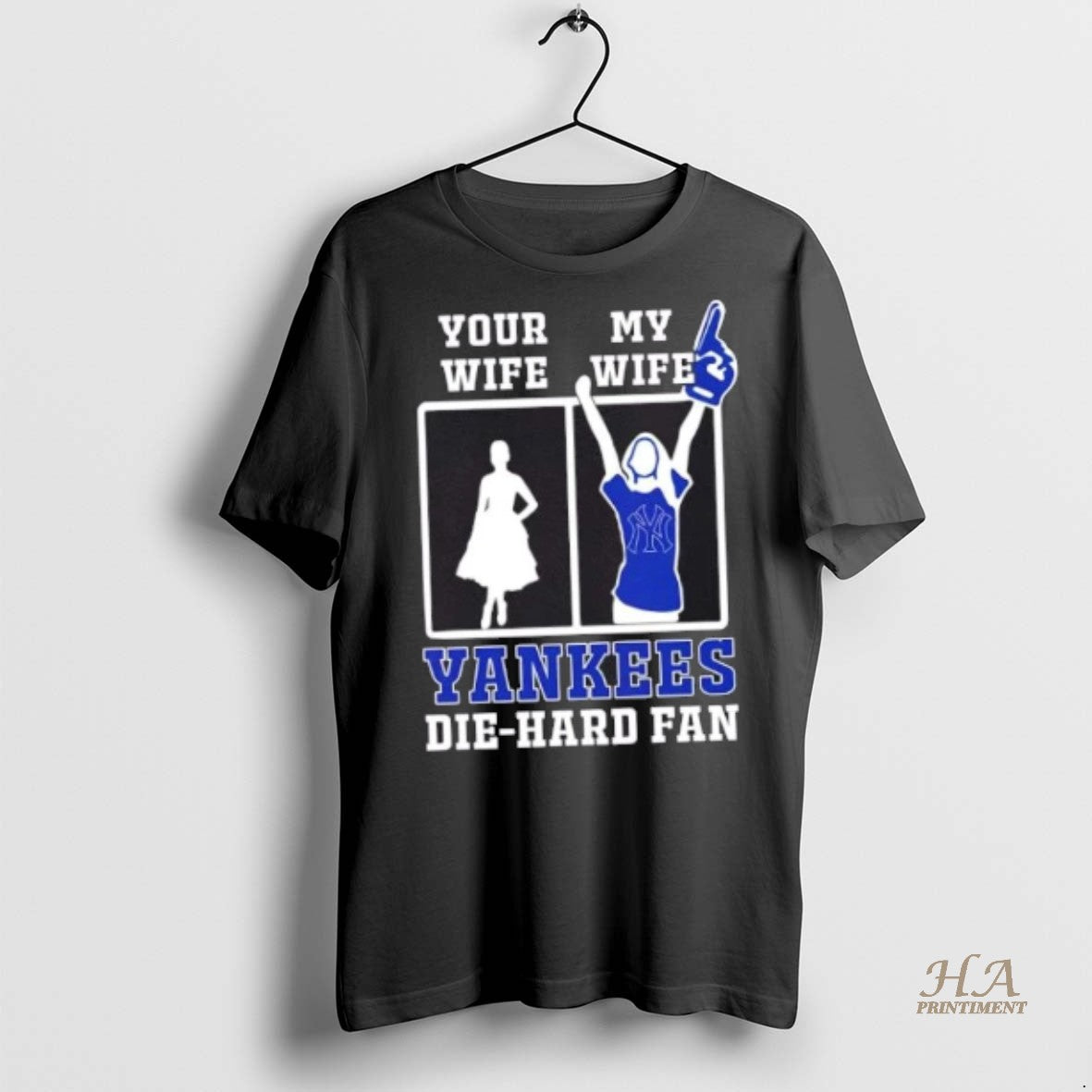Official My Wife New York Yankees Baseball Die Hard Fan Shirt