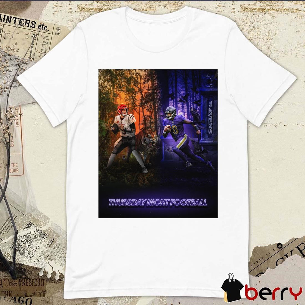 NFL Baltimore Ravens Beat Cincinnati Bengals Thursday Night Football Poster t-shirt