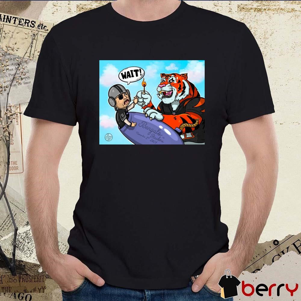 NFL Cincinnati Bengals Vs Las Vegas Raiders November 3nd 2024 Poster t-shirt
