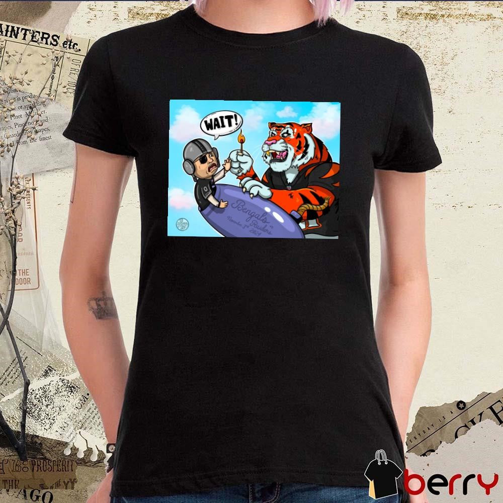 NFL Cincinnati Bengals Vs Las Vegas Raiders November 3nd 2024 Poster t-shirt