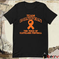 Nathan Zegura Wearing Team Donovan The Voice Of Cleveland Football t-shirt