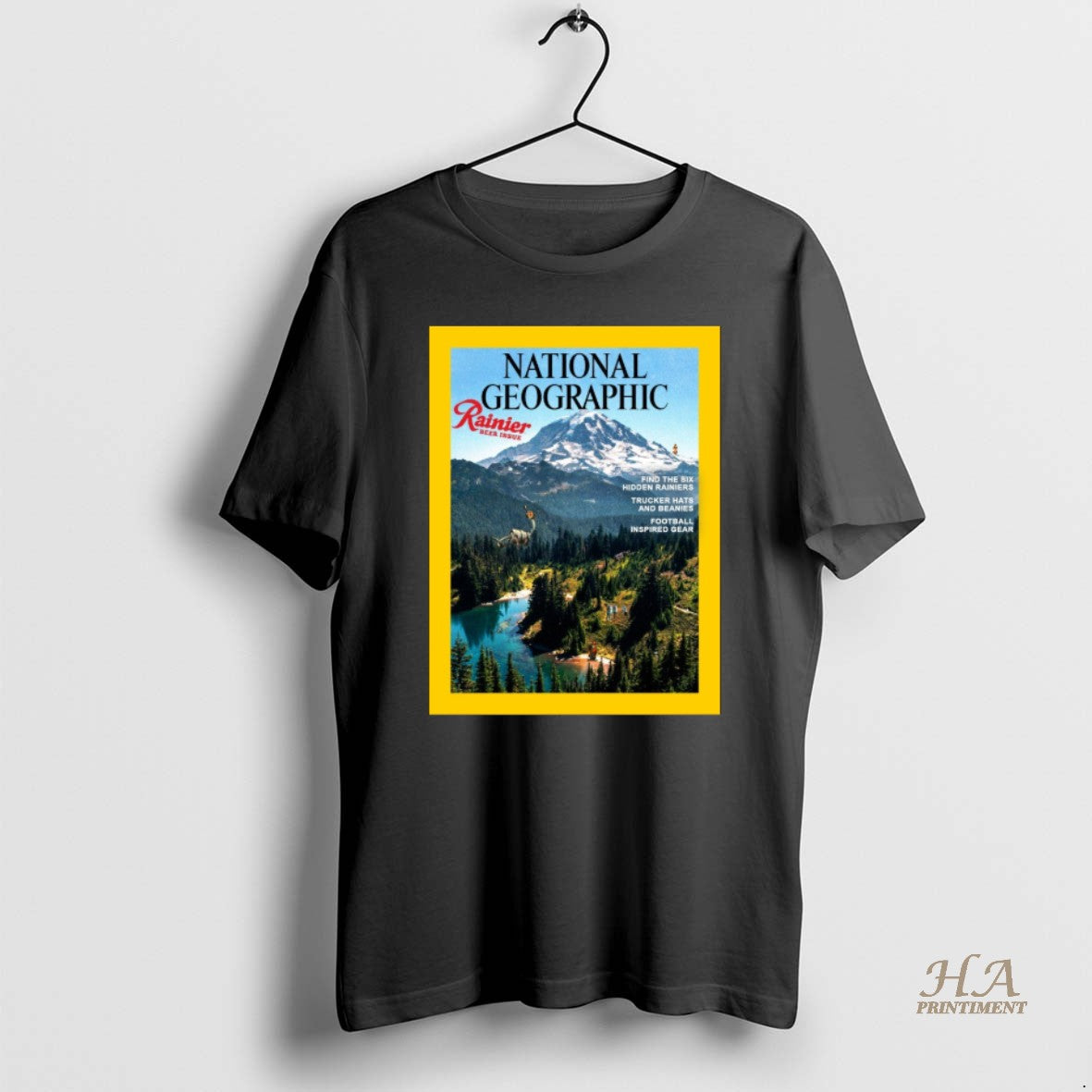 Official National Geographic Rainier Beer Issue Find The Six Hidden Rainiers Trucker Hats And Beanies