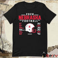 Nebraska Cornhuskers 2026 Football Schedule September – November Helmet t-shirt