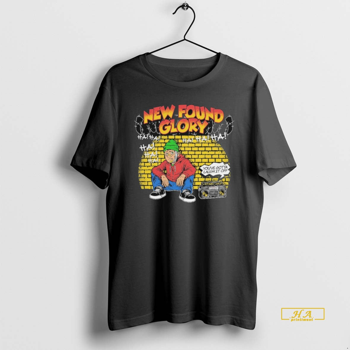 Official New Found Glory Laugh It Off Graphic
