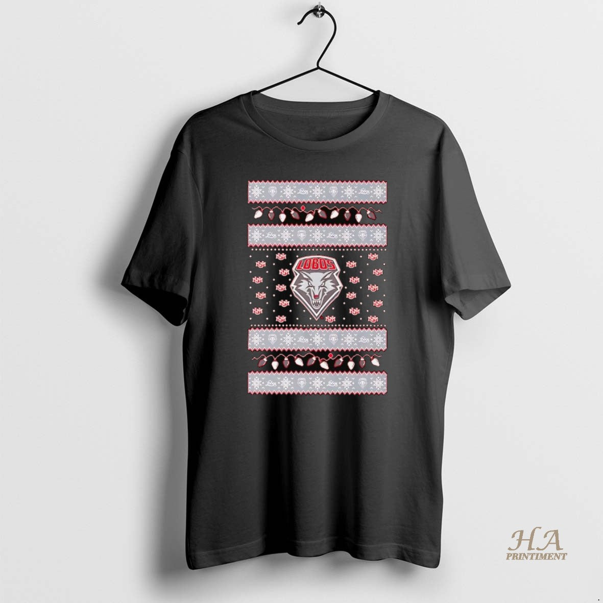 Official New Mexico Lobos Ugly Christmas Light