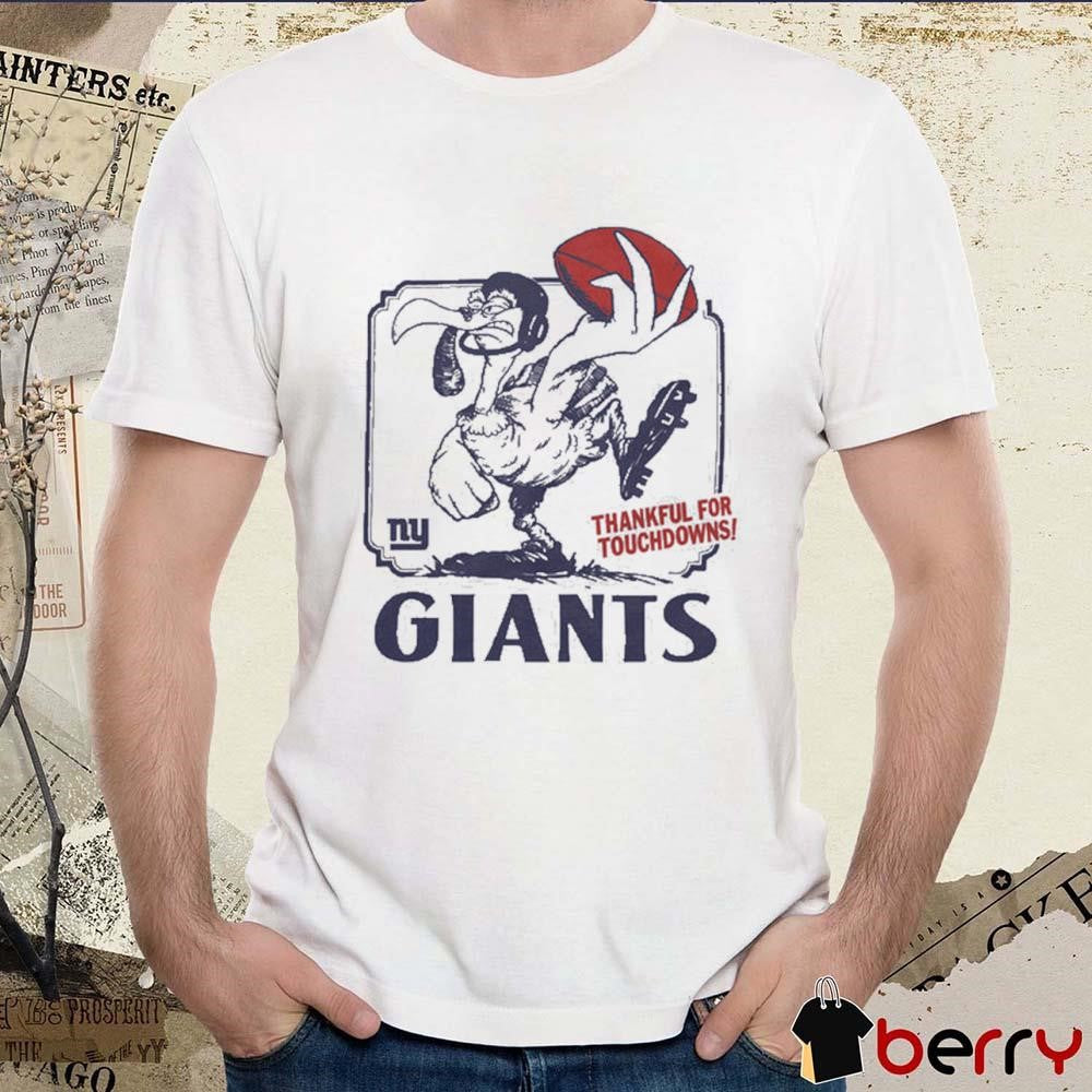 New York Giants NFL Thankful For Touchdowns t-shirt