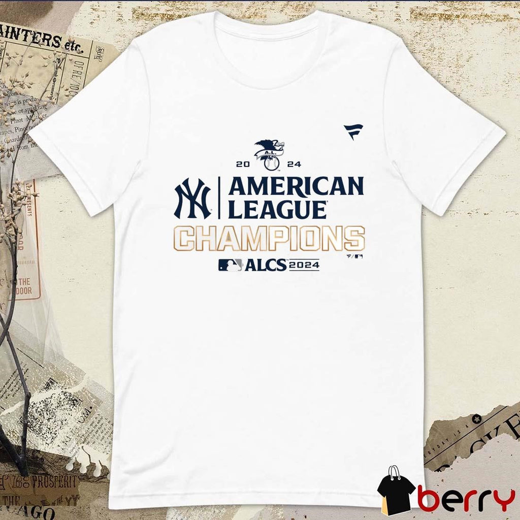 New York Yankees Heather 2024 ALCS American League Champions Locker Room t-shirt