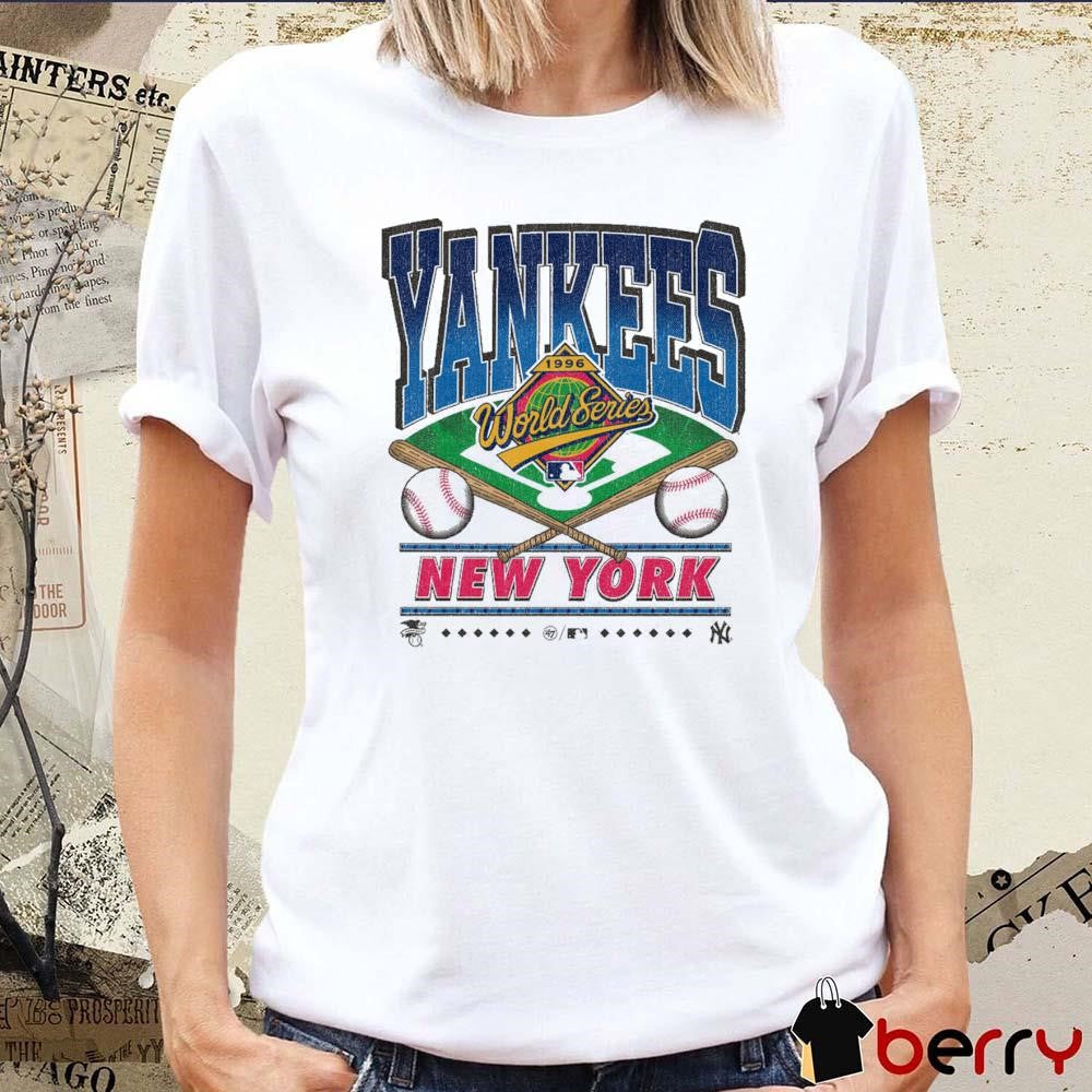 New York Yankees MLB Straight Shot World Series 1996 Vintage t-shirt