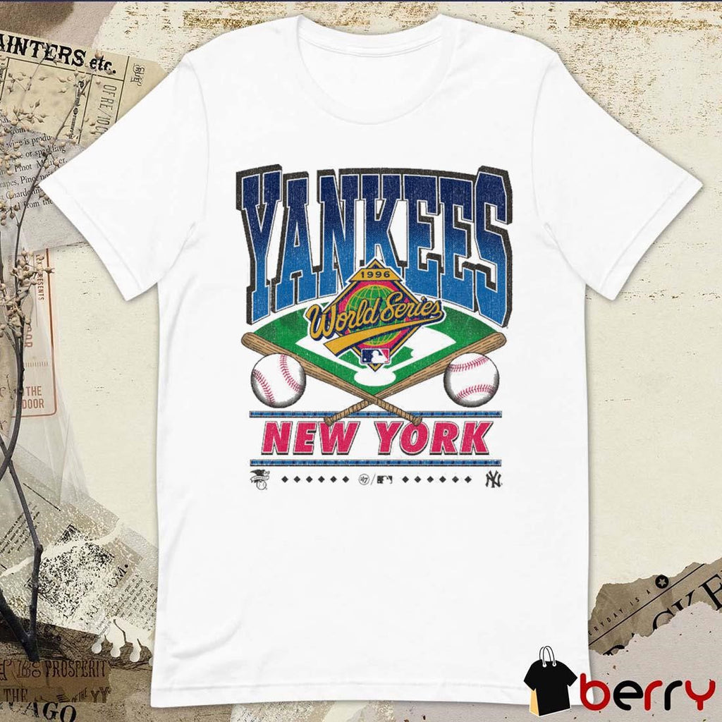 New York Yankees MLB Straight Shot World Series 1996 Vintage t-shirt