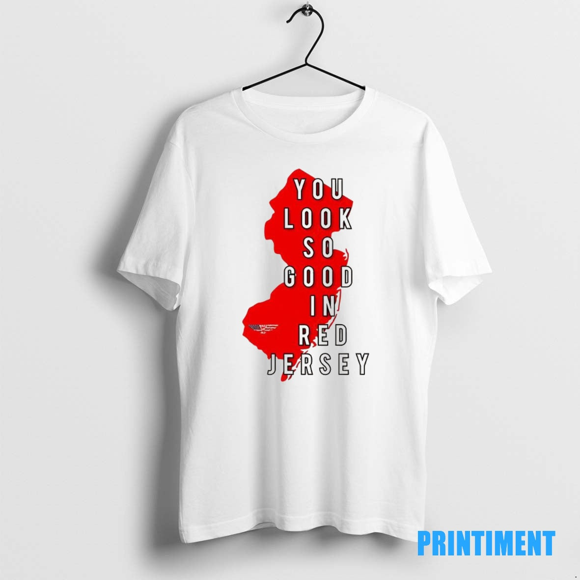 Official New Jersey You Look So Good In Red Jersey Tee Sweater