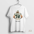 Official Nick Mangold 74 New York Jets Tribute 1984 2025 Football Rip Memories