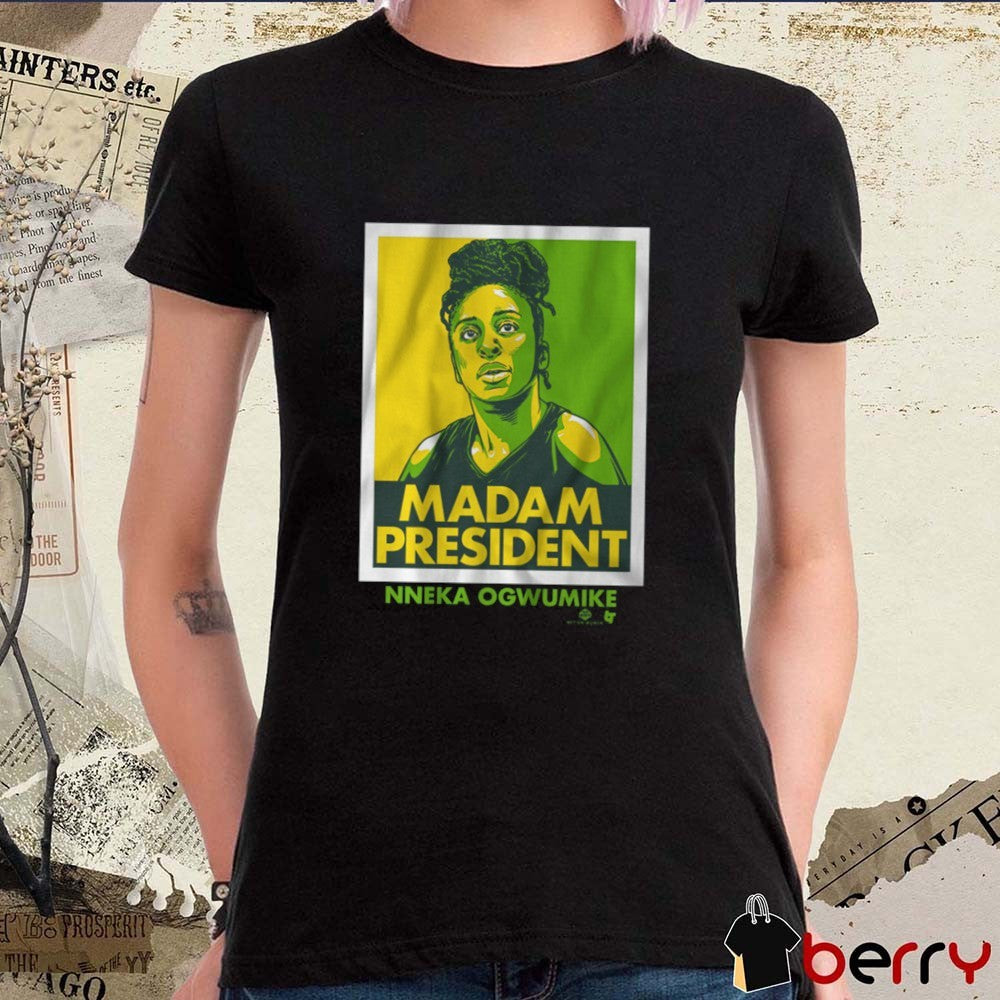 Nneka Ogwumike Madam President Seattle Storm WNBA Painting 2025 t-shirt