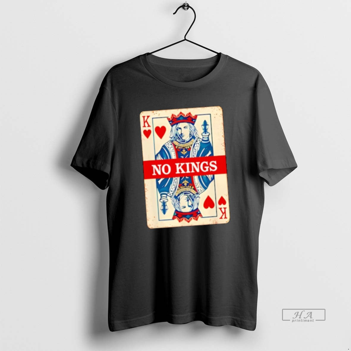 Official No Kings Playing Card Statement Design