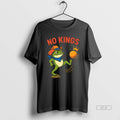 Official No Kings Portland Frog Kicking Protest Cartoon