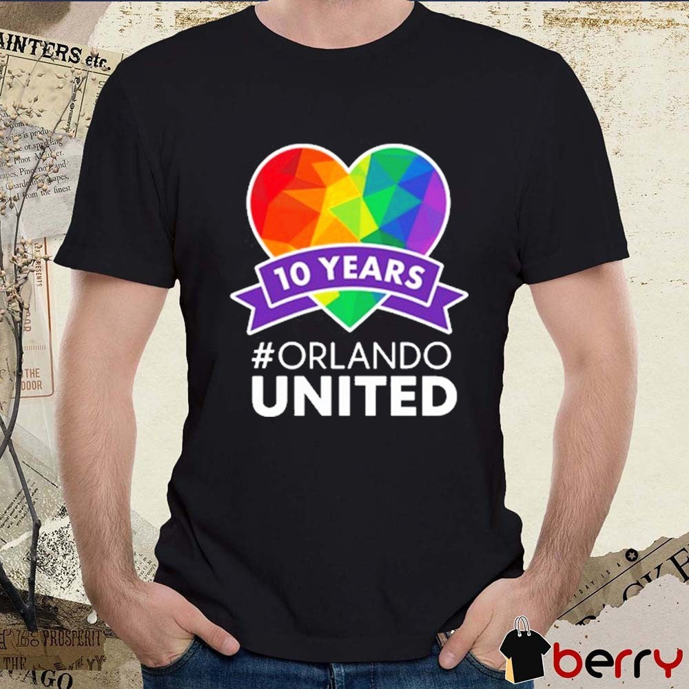 Noah Kahan 10 Years Orlando United Pride t-shirt