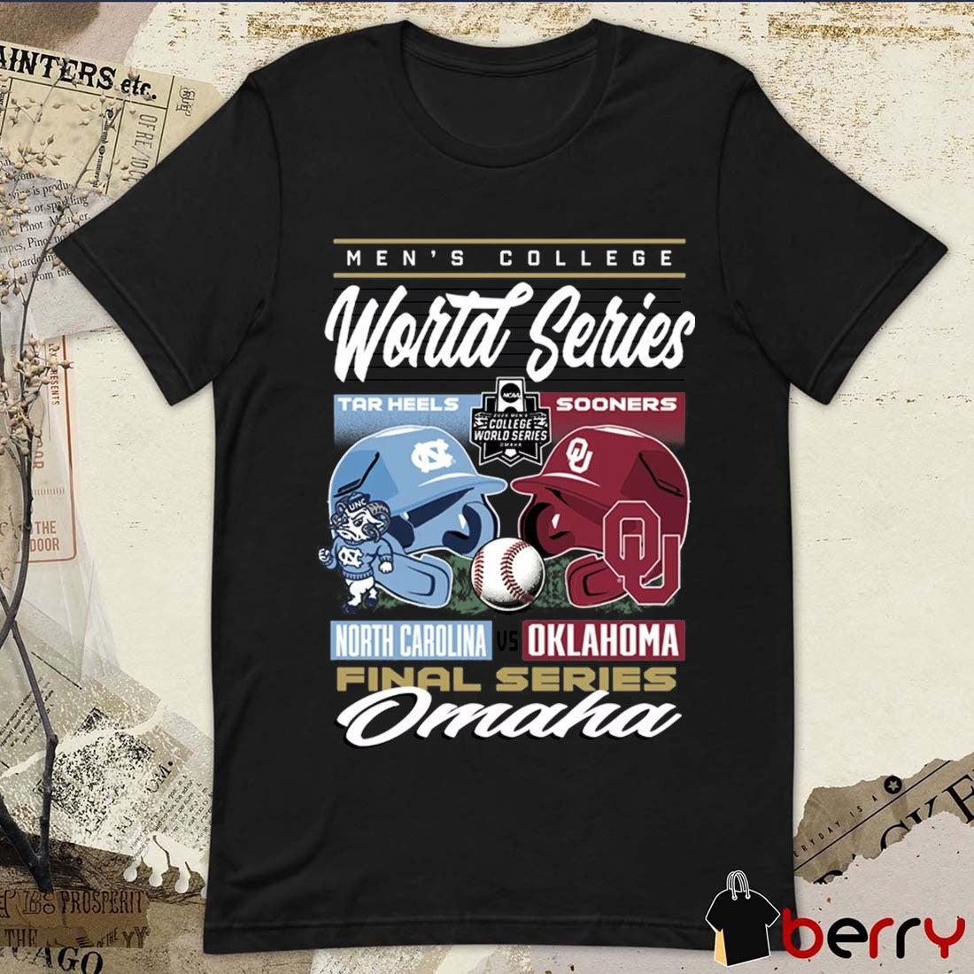 North Carolina Tar Heels Vs Oklahoma Sooners 2026 NCAA College World Series Championship Matchup Final Series Omaha t-shirt