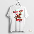 Official North Pole Rodeo Cowboy Santa Western Roping Christmas
