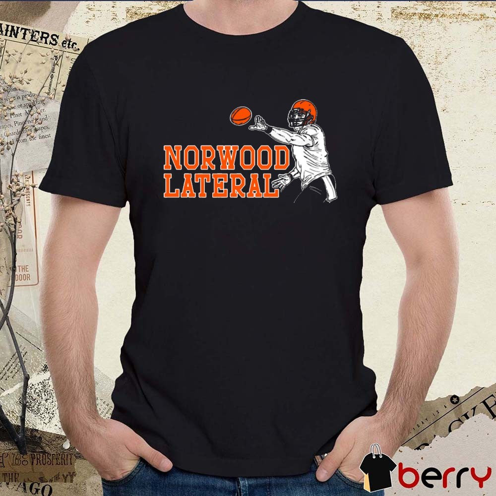 Norwood Lateral Football Player Ohio State Route 562 in Cincinnati Ohio t-shirt