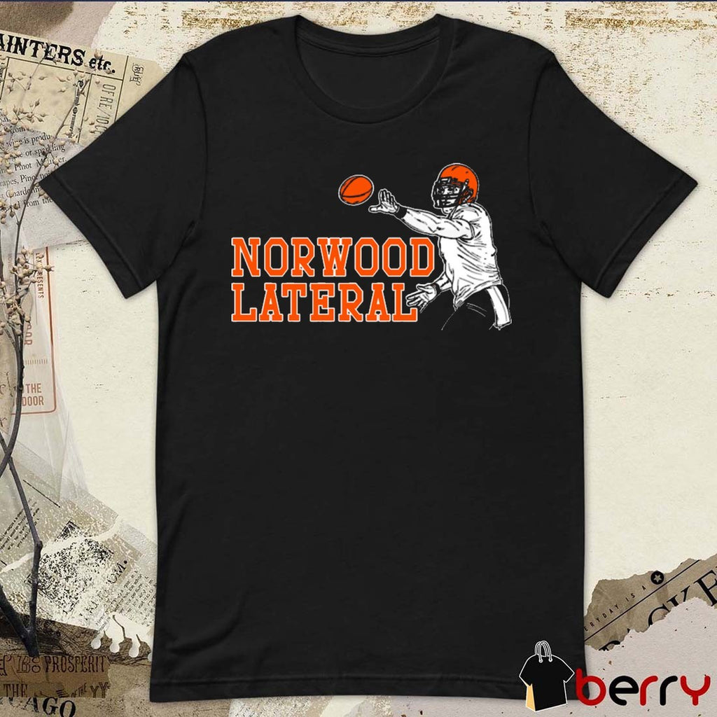 Norwood Lateral Football Player Ohio State Route 562 in Cincinnati Ohio t-shirt
