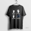 Official Nothing Beats Carolina Panthers Rock Beats Scissors Paper Beats Rock