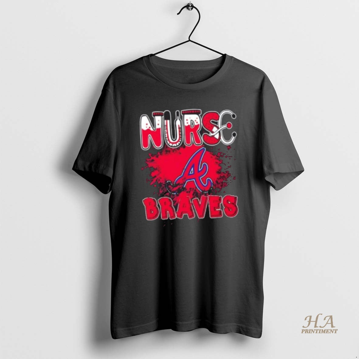 Official Nurse X Atlanta Braves Baseball
