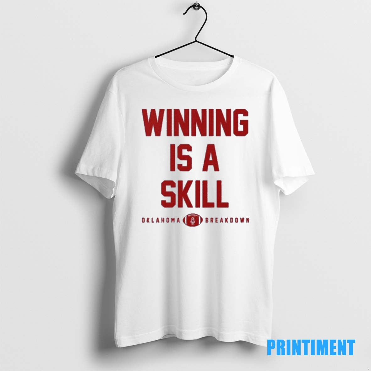 Official Oklahoma Breakdown 2025 Winning Is A Skill Tee Sweater