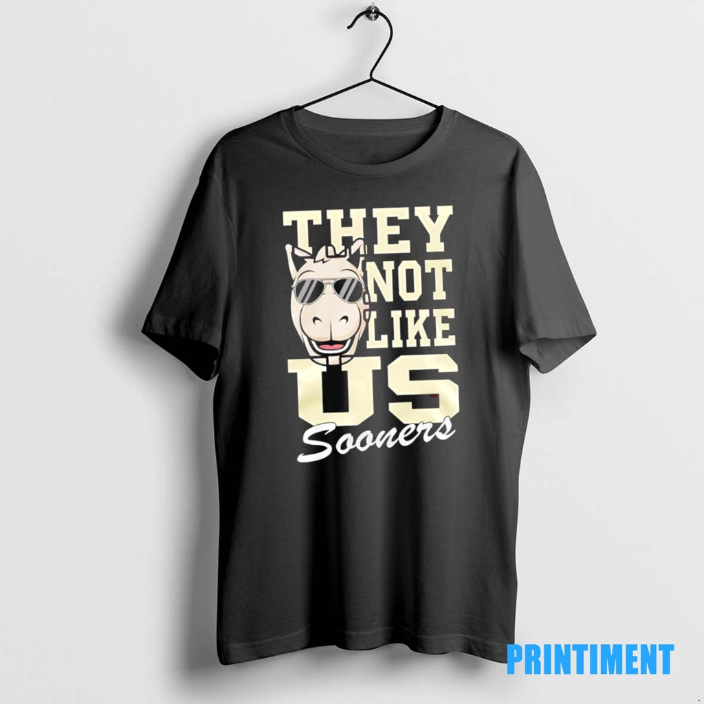 Official Oklahoma Sooners 2025 Ncaa They Not Like Us Tee Sweater
