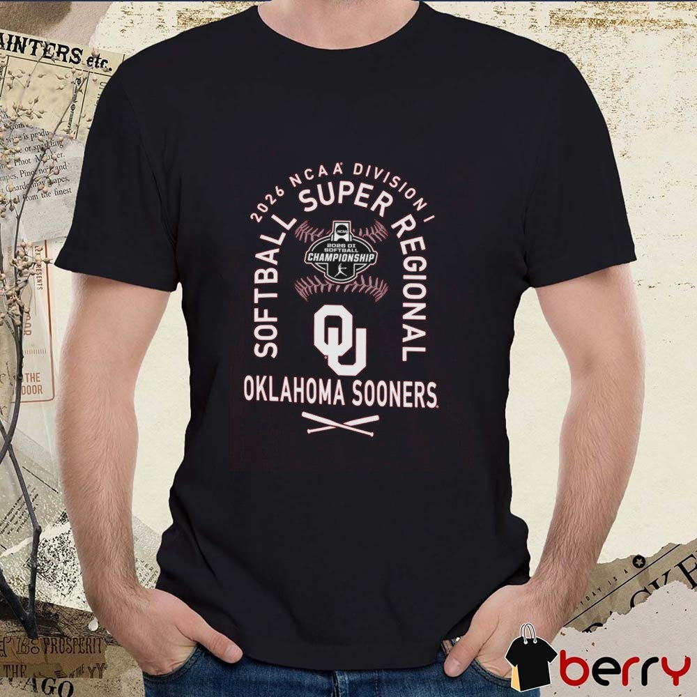 Oklahoma Sooners 2026 NCAA Division I Softball Super Regionals Champion t-shirt