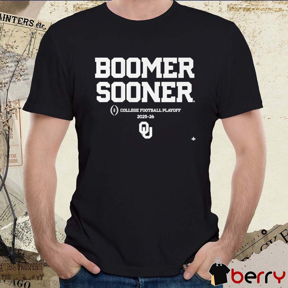 Oklahoma Sooners Football Boomer Sooner 2025-26 CFP t-shirt