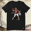 Oklahoma Sooners Football NCAA Baker Mayfield Superstar Pose Signature t-shirt