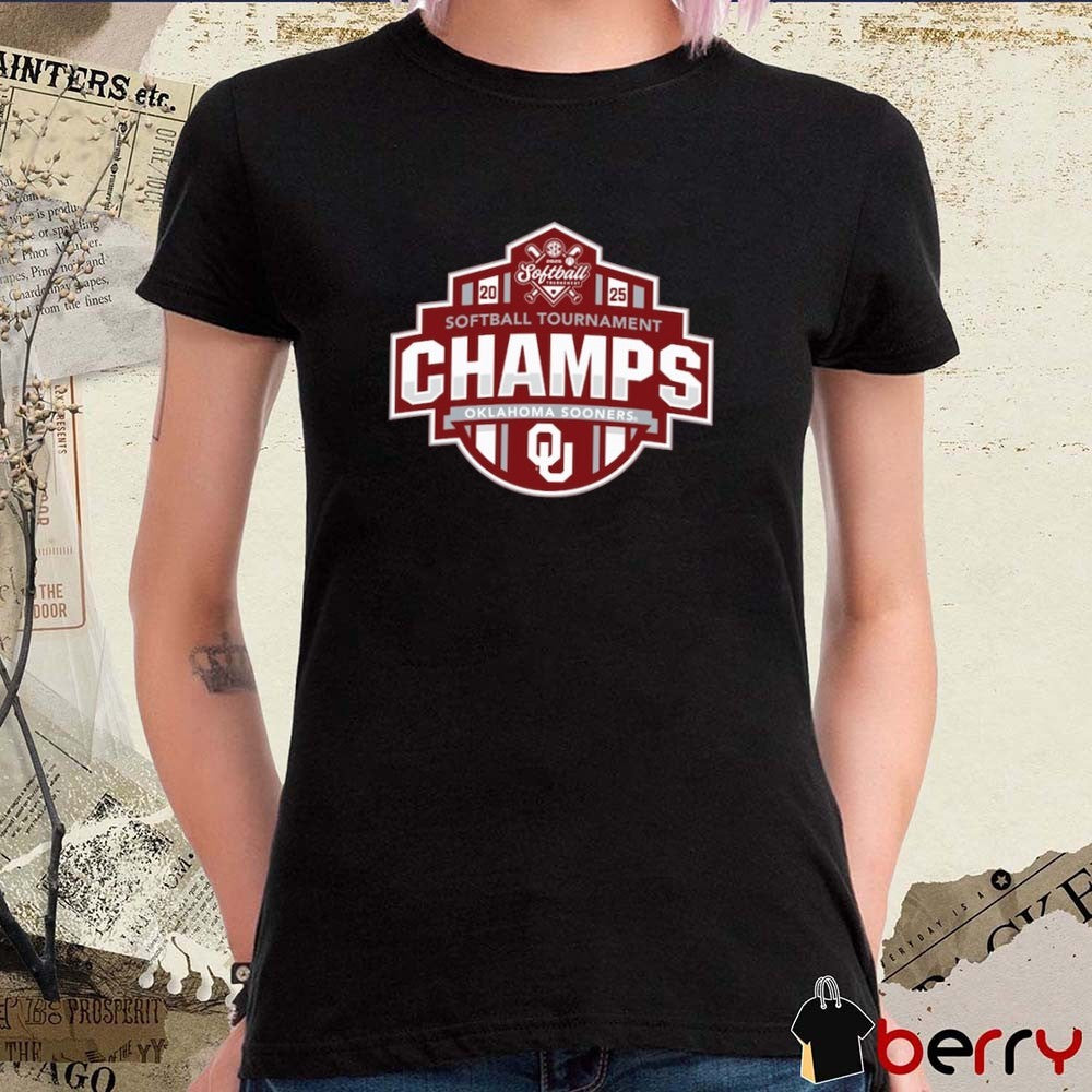 Oklahoma Sooners SEC Softball Conference Tournament Champions Locker Room NCAA 2025 t-shirt