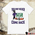 Oklahoma State Cowboys vs. Kansas State Wildcat You May Never Come Back Welcome To Manhattan t-shirt