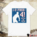 One Two FREE Four Will there be a 5th We Called Him Freddie 1950-2024 t-shirt
