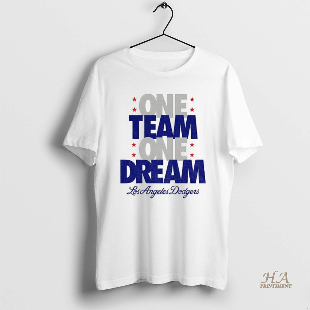Official One Team One Dream Los Angeles Dodgers Back 2 Back Champions Mlb World Series
