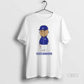 Official Peanuts X Dave Roberts Los Angeles Dodgers Baseball