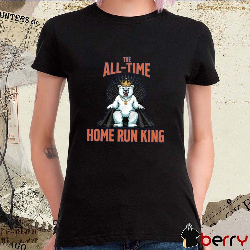 Pete Alonso The All-Time Home Run King New York Mets MLB Polar Bear King t-shirt