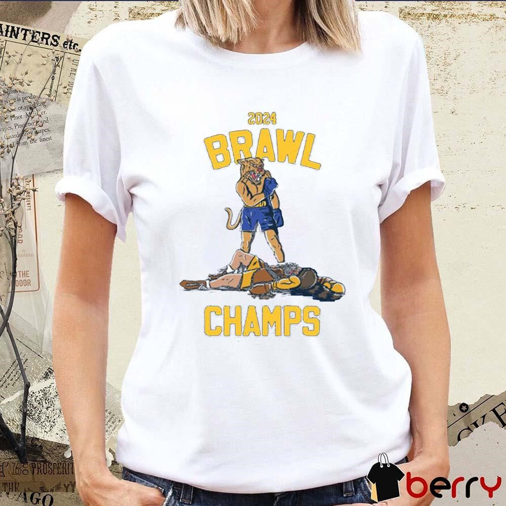 Pitt Panthers Vs West Virginia 2024 Brawl Champs t-shirt