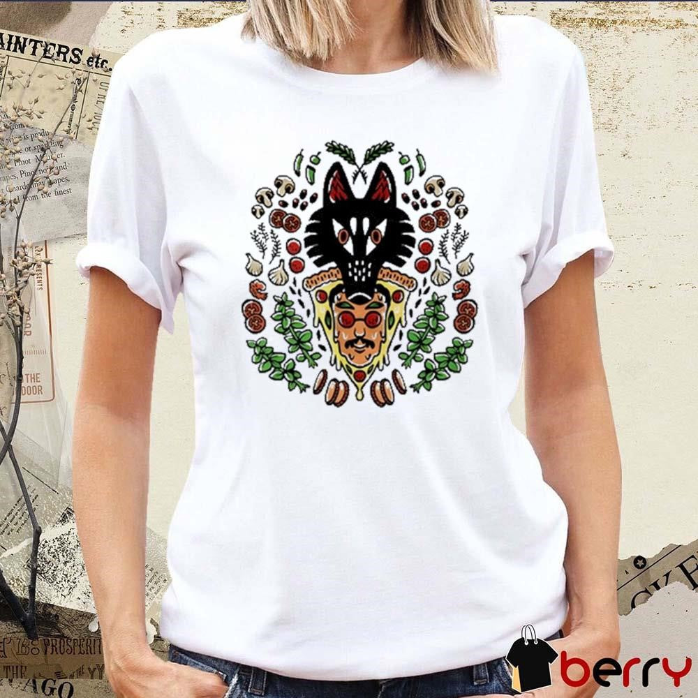 Pizzamas Wolf Pizza John Painting t-shirt