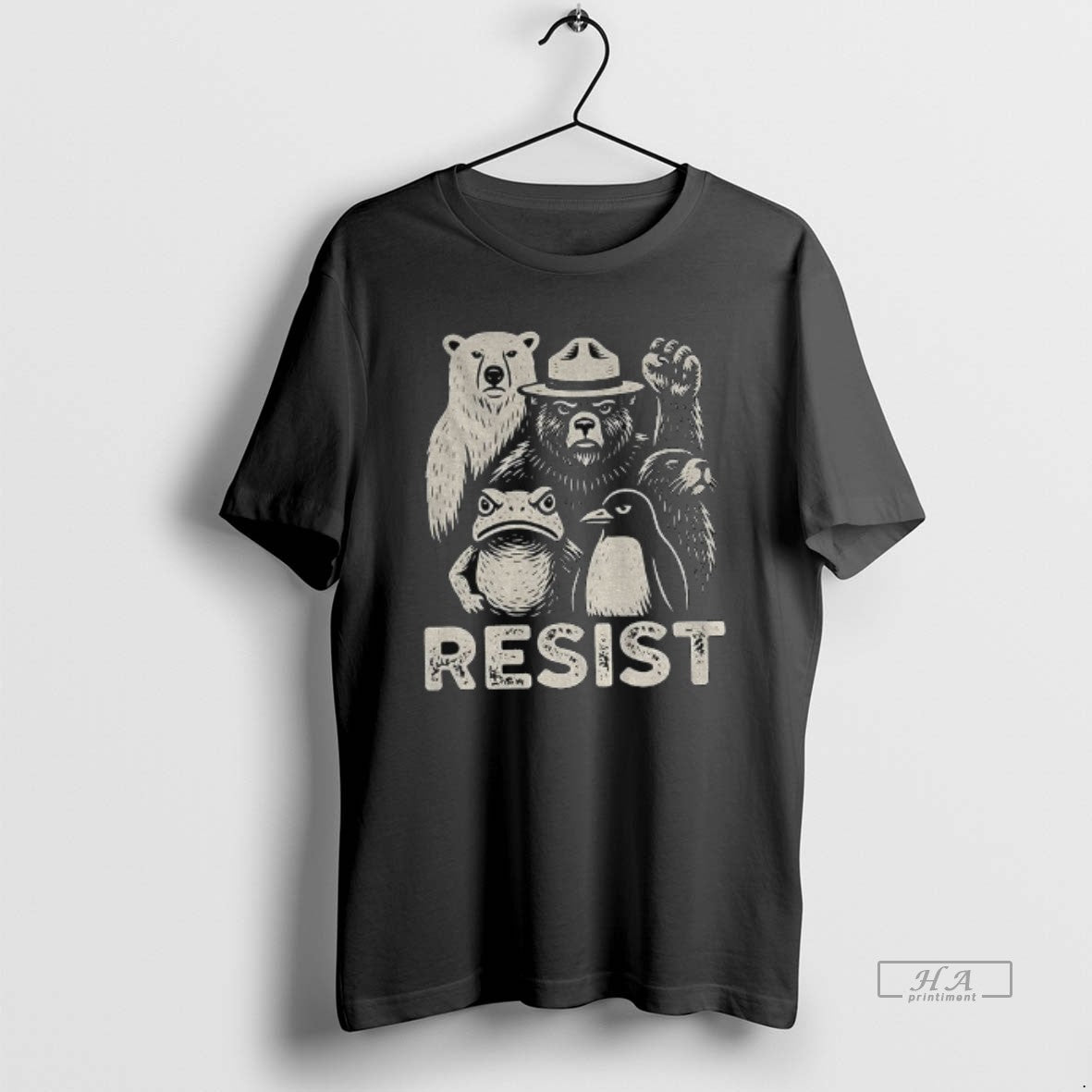 Official Polar Bear Ranger Beaver Frog Penguin Resist Animals Protest Anti Trump