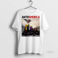 Official Portland Frog Antifamerica Paint Shirt